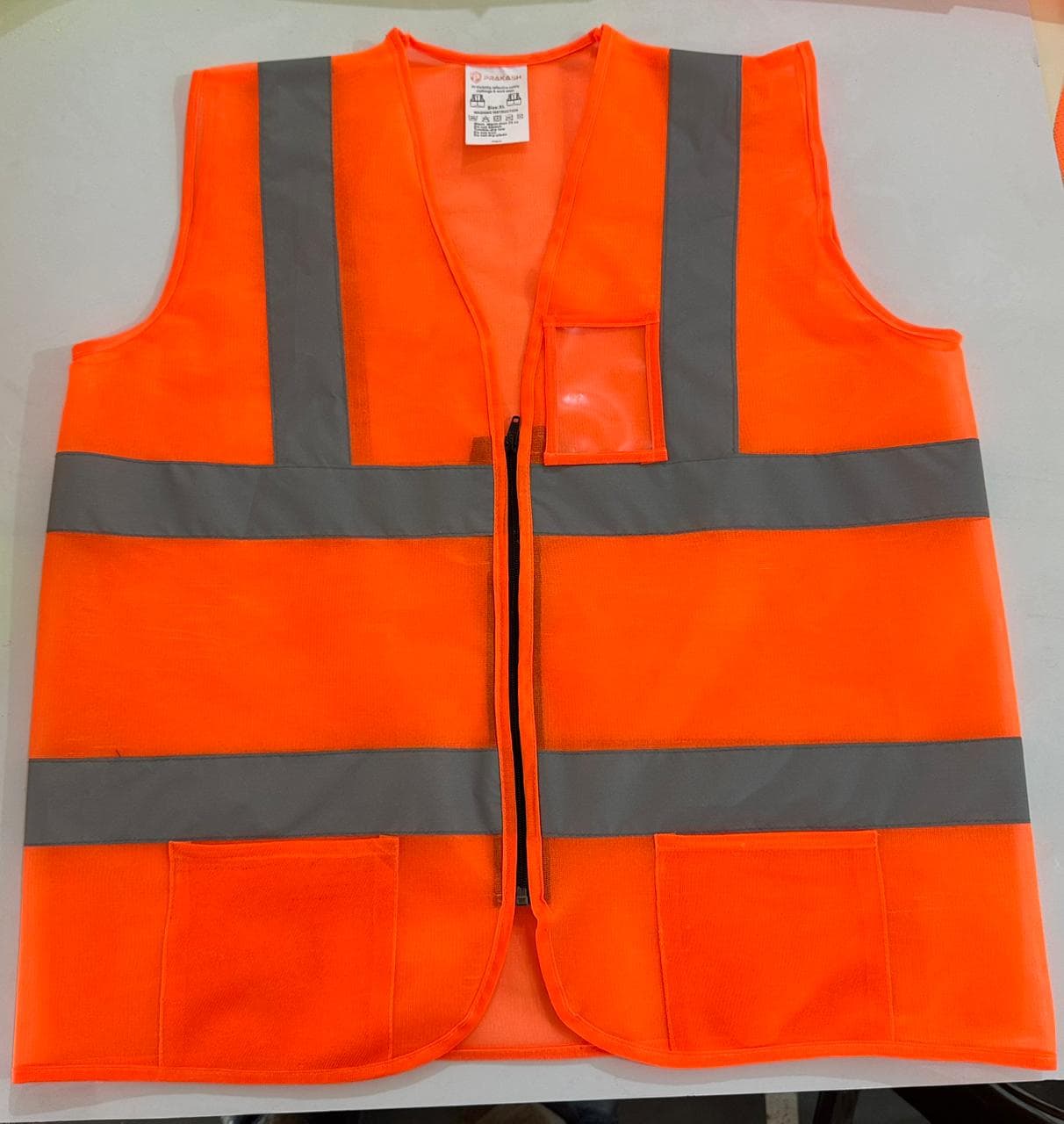 Orange Industrial Safety Jacket
