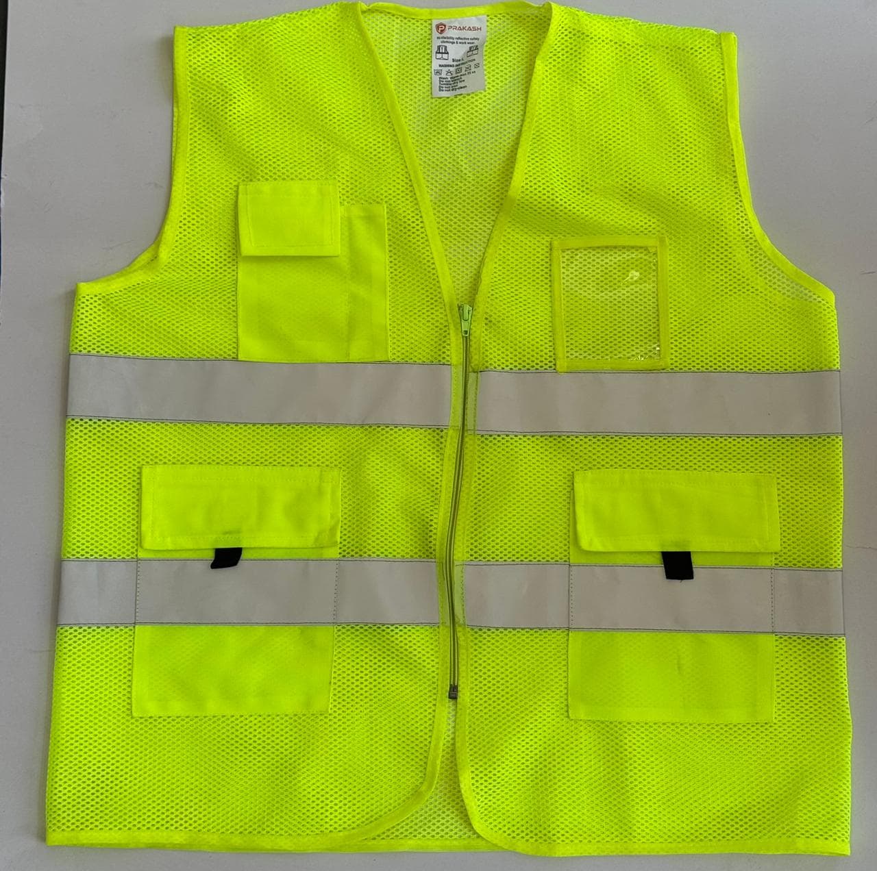 Green Multi-Pocket Safety Jacket (Premium)