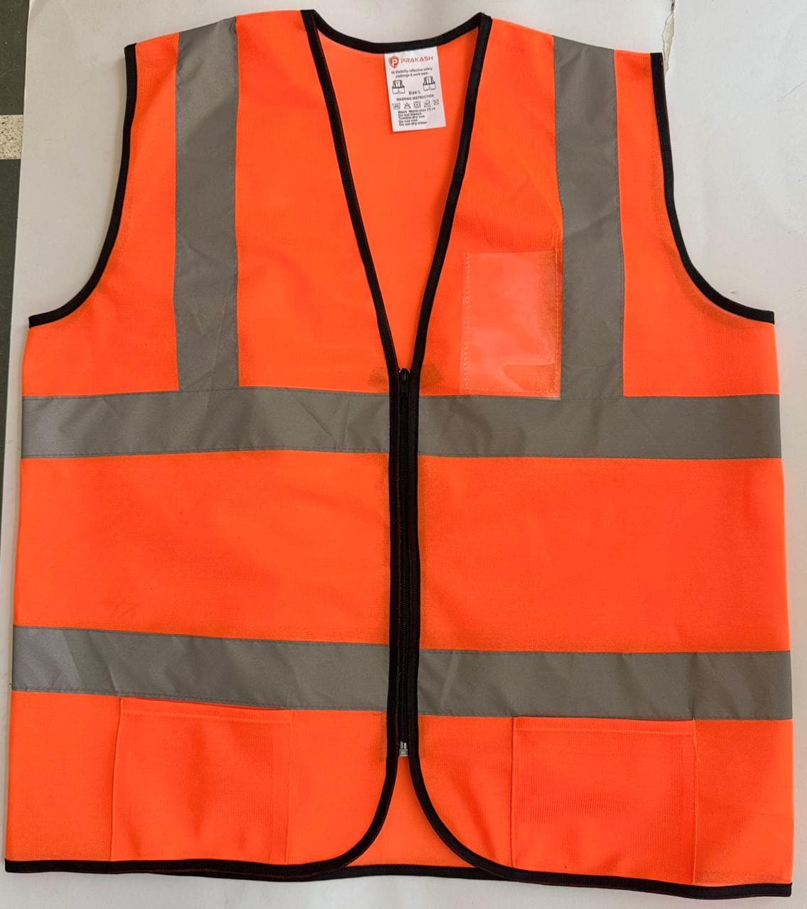 Orange Mesh Reflective Vest