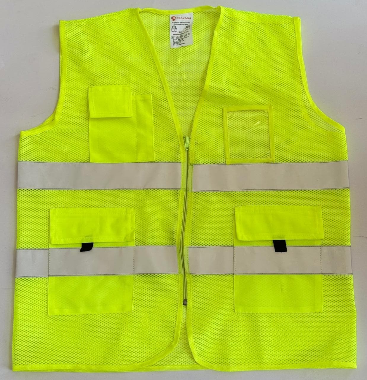 Green Reflective Safety Jacket